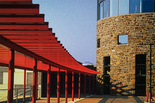 Exterior photo of SEI campus.
